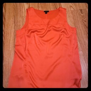 Ann Taylor Coral Sleeveless Blouse